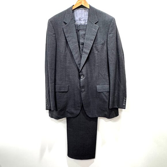 Hickey Freeman Canterbury Men's Wool Suit sz 44 Long - Picture 1 of 11